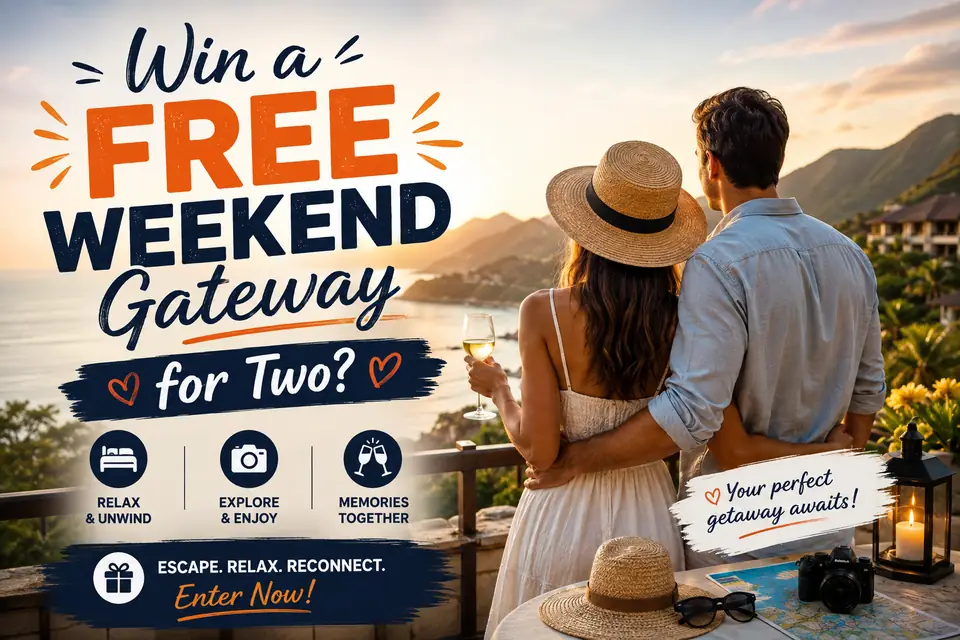 Win a free weekend getaway for two